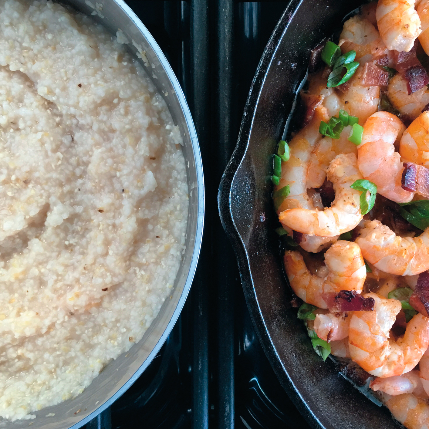 Grits with Shrimp