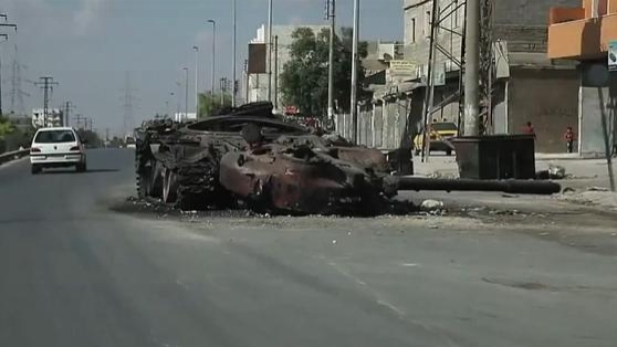 File:Blown out tank Aleppo