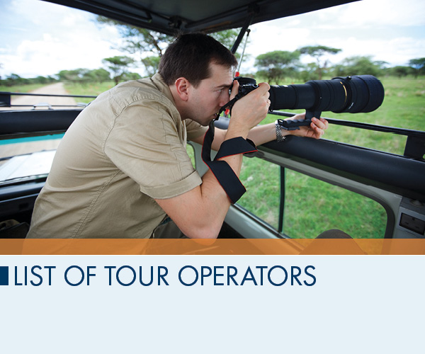 List of Tour Operators