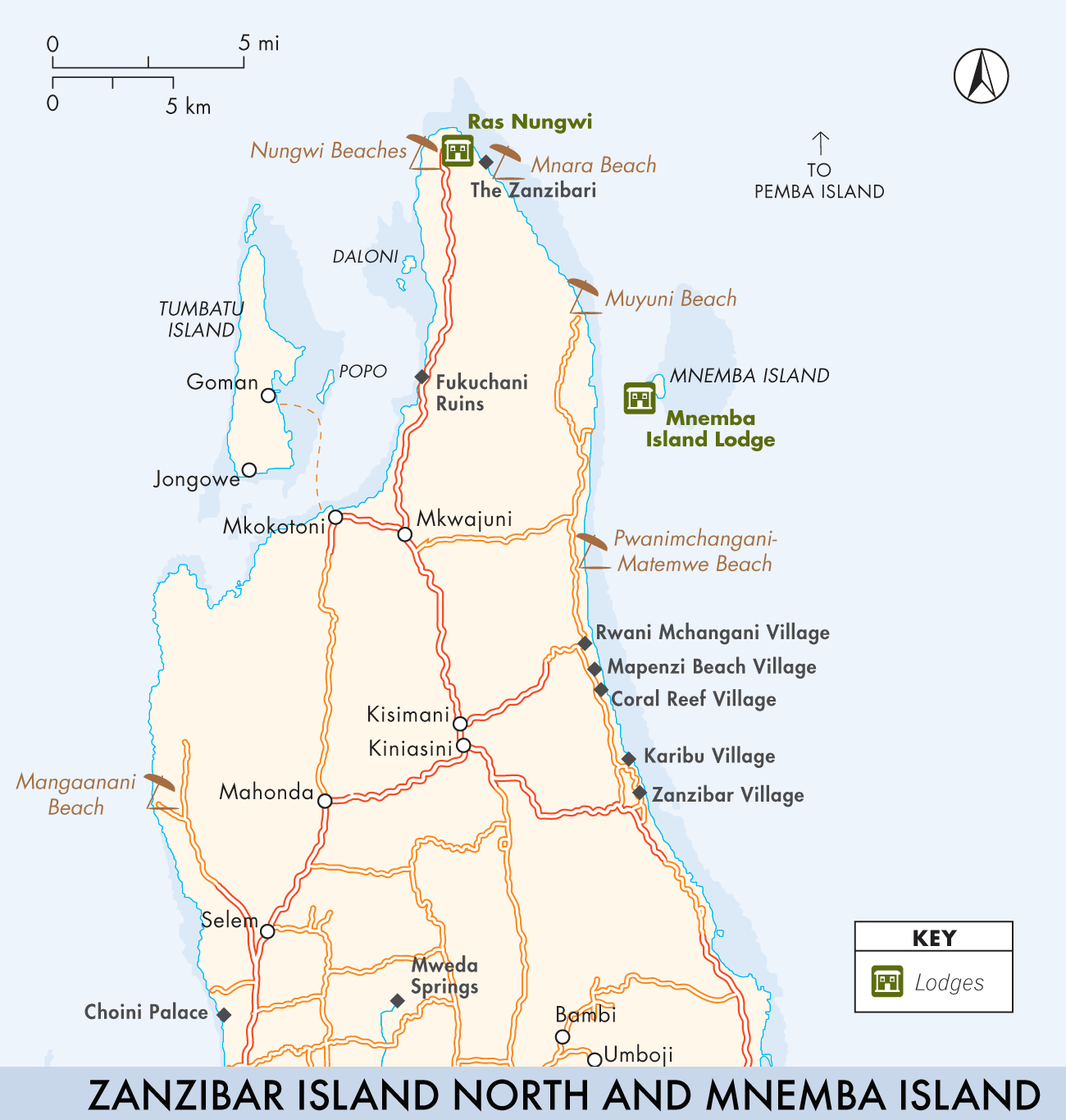 Zanzibar Island North and Mnemba Island