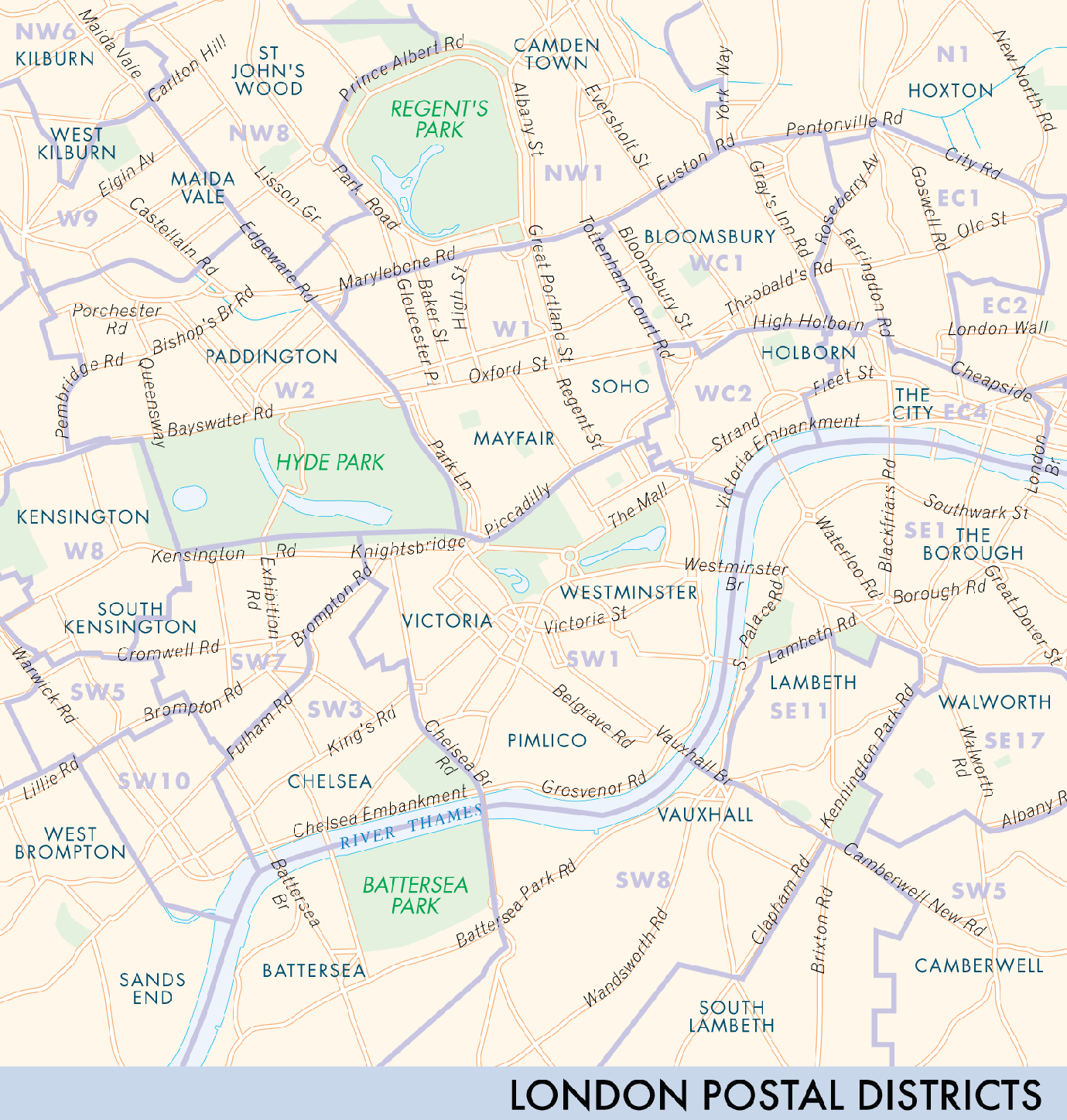 London Postal Districts