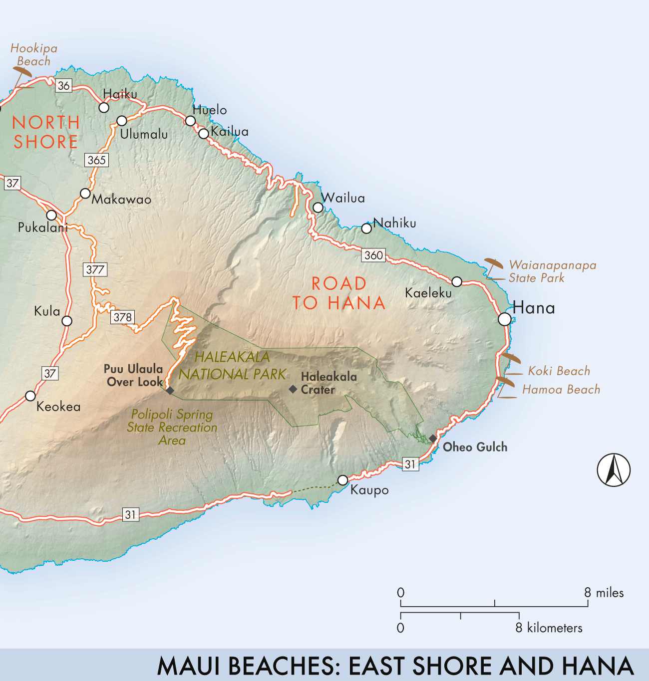 Maui Beaches: East Shore and Hana