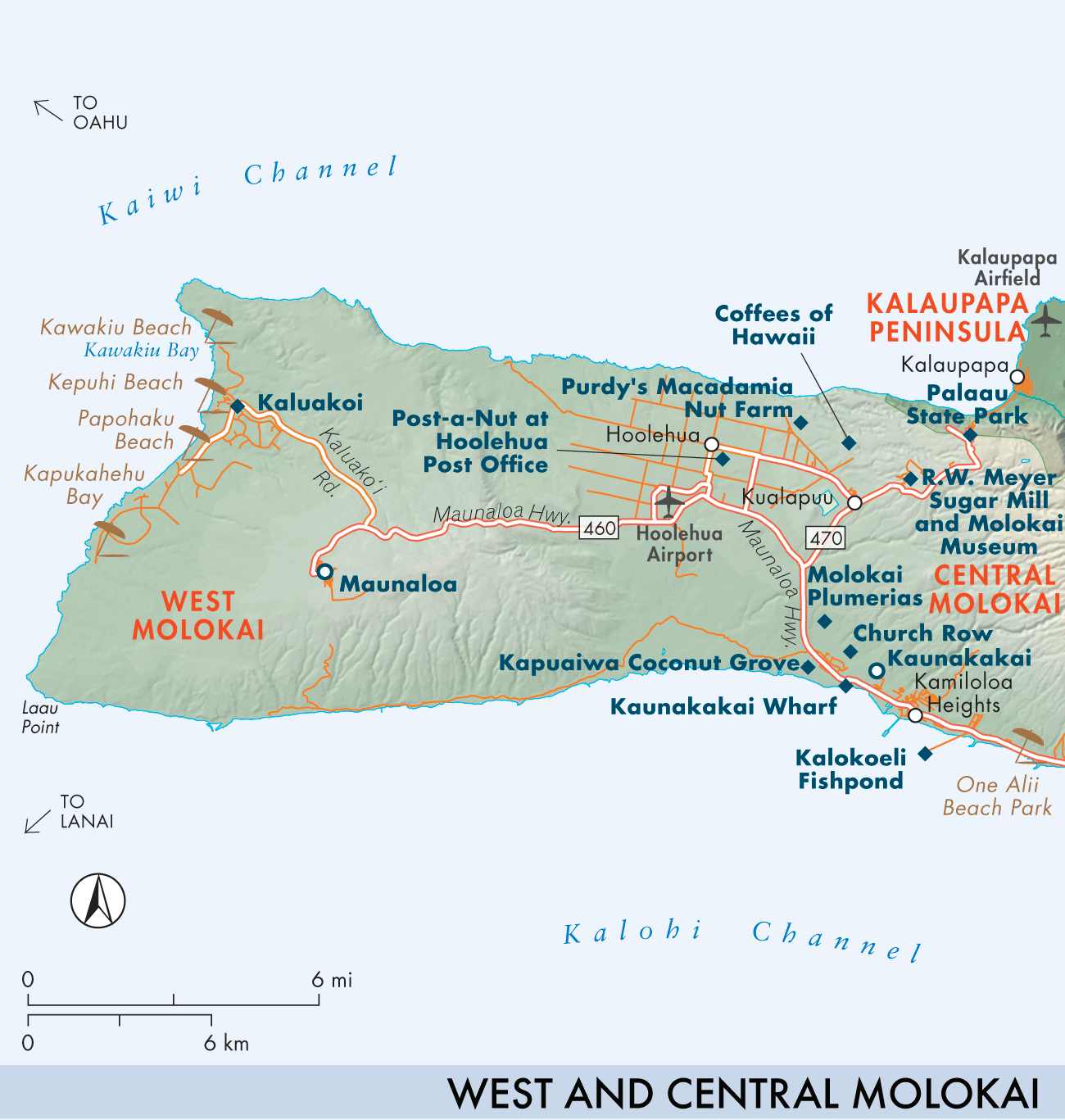 West and Central Molokai