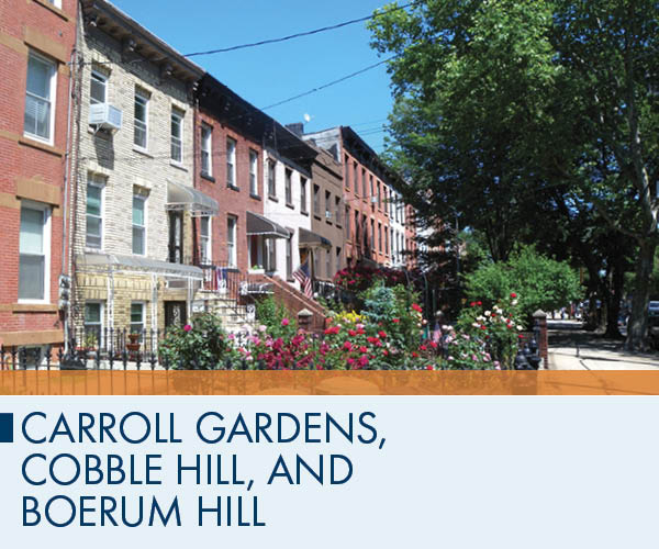 Carroll Gardens, Cobble Hill and Boerum Hill