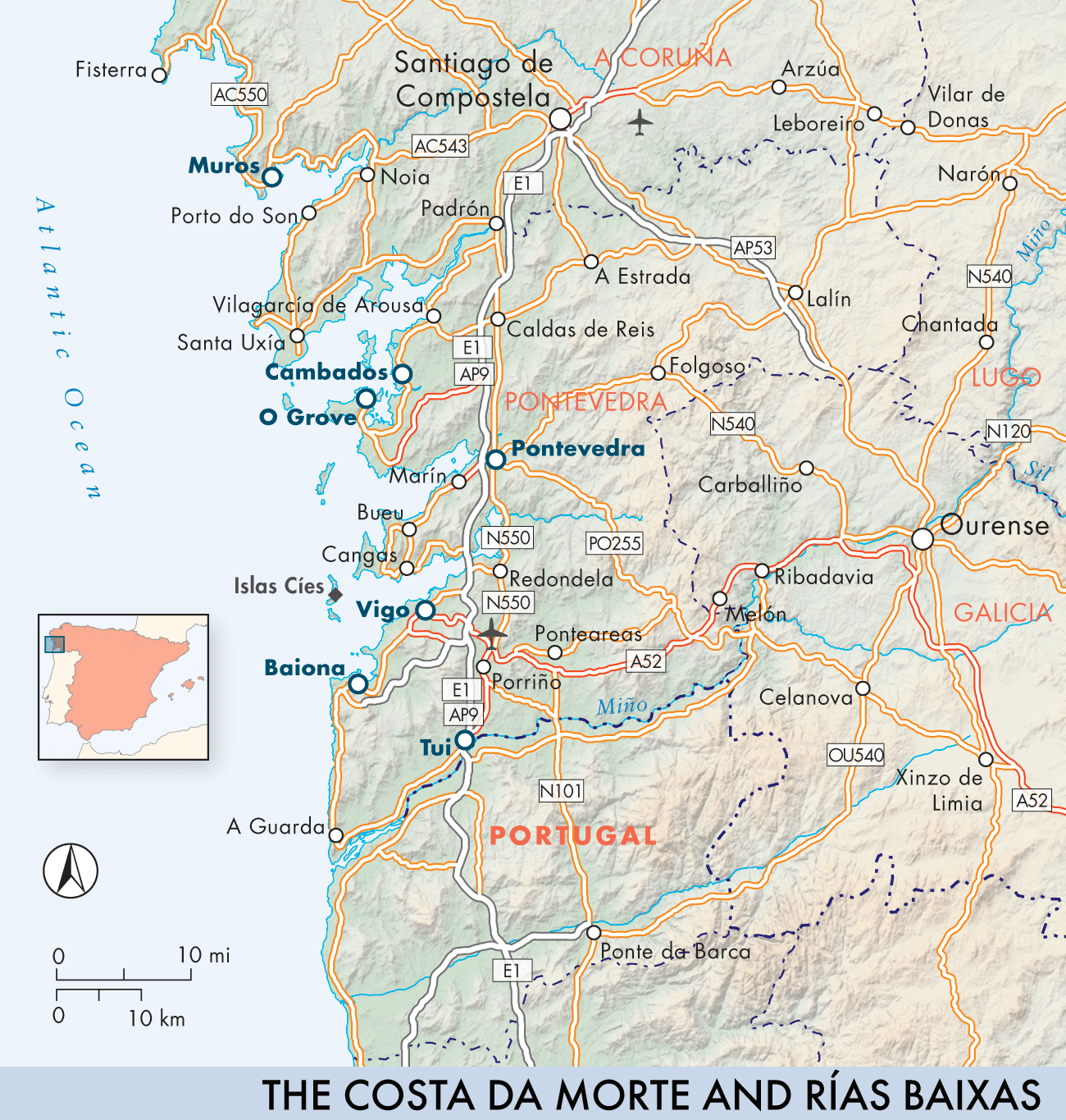The Costa de Morta and Rías Baixas
